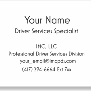IMC Recruiter Business Cards - Image 2
