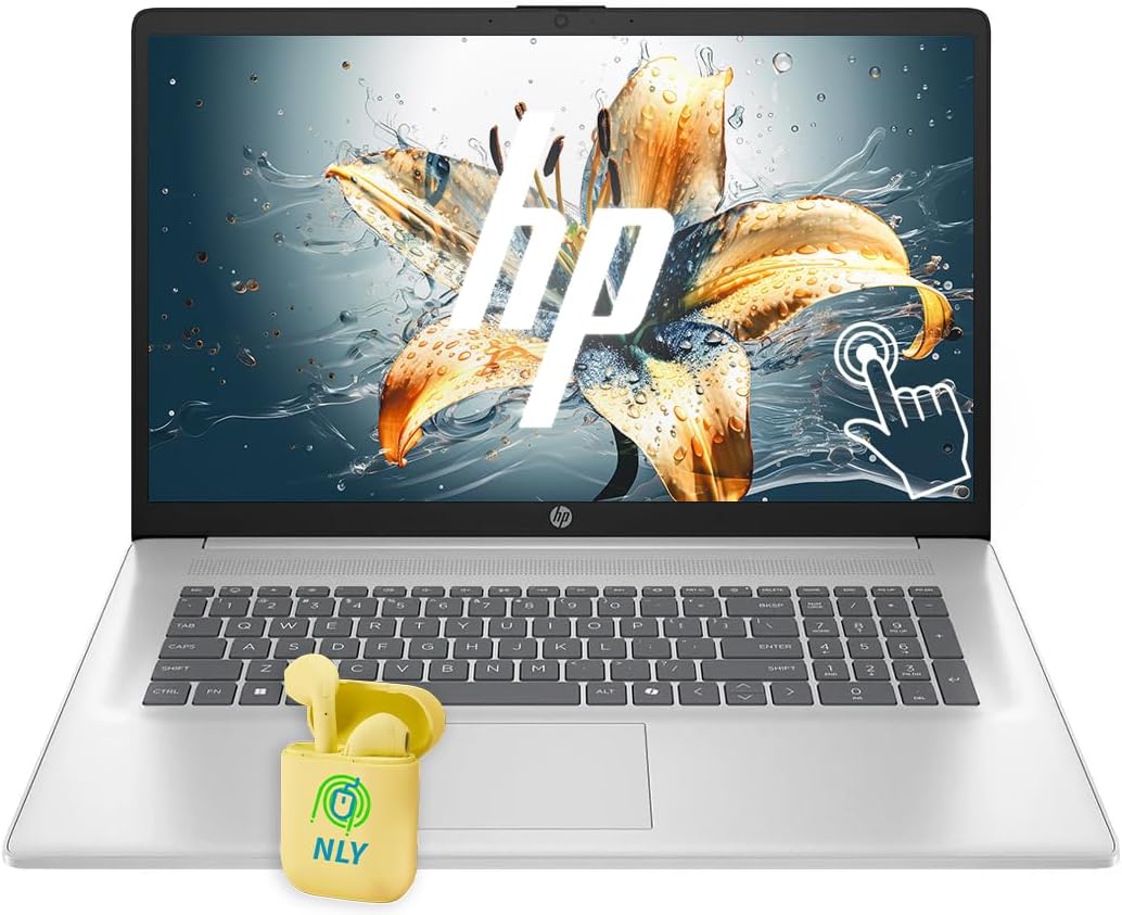 HP 17 Laptop, 17.3" Touchscreen Laptop Computer - Image 1